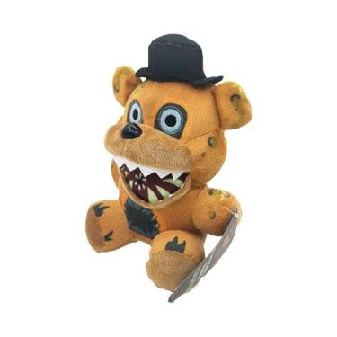 Imagem de Brinquedo de Pelúcia FNAF Freddy - 18cm - Urso e Coelho - Presente par