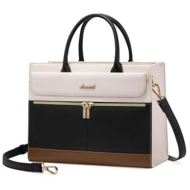 Imagem de Bolsas e bolsas LOVEVOOK Bolsa de ombro de couro preta