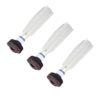 Imagem de Kit 3 Peteca Oficial 22Cm Branca Resistente Jogo Brincadeira