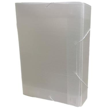 Imagem de Pasta Aba Elastico Oficio Lombo, 5.5 Cm, Polidello, Cristal, Dello