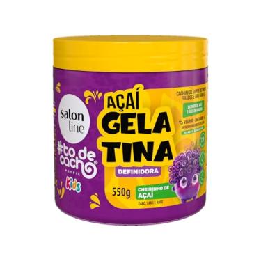 Imagem de Salon Line, Gelatina Capilar, #todecacho Kids, Açaí, Vegano - Para Cabelos Ondulados, Cacheados e Crespos, 550g