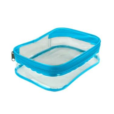 Imagem de Estojo PVC, Baú, Azul Cristal, GG, Dac