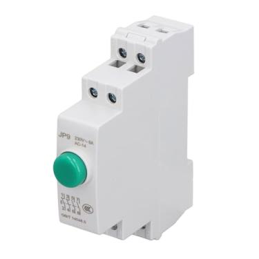 Imagem de Interruptor de Botão JP9, Interruptor de Botão AC230V 2NO 2NC para Contator de Partida Magnético, Controle de Linha Elétrica Com Montagem Em Trilho Din para Caixa de (Verde)