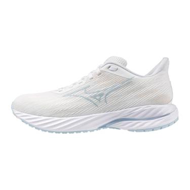 Imagem de Mizuno Tênis de corrida feminino Wave Inspire 21, Branco-nantucket Breeze, 41