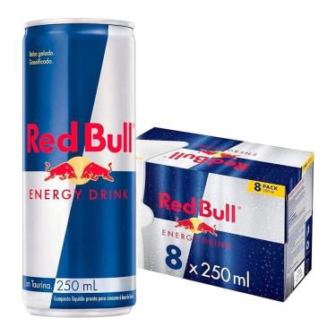 Imagem de Energético Red Bull Tradicional 250ml 8 Unidades