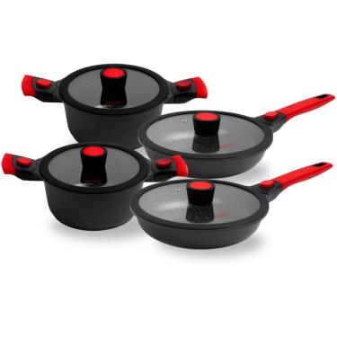 Imagem de Conjunto de Panelas Antiaderentes Autêntico Chef 4 Peças