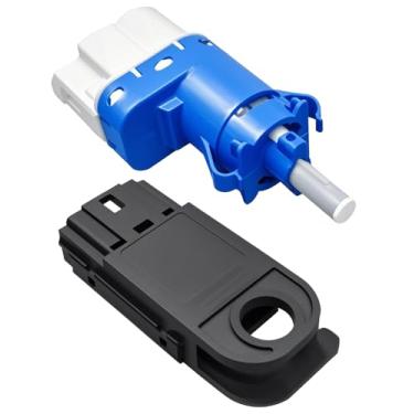 Imagem de ULZOZN Kit de interruptor de luz de freio de 2 pinos e 4 terminais tipo lâmina macho apto para Ford F-150 2004-2008 Expedition Lincoln Navigato Mark LT 2006-2008 Substitui 4L3Z-13480-AA 3M5Z-9F924-AC