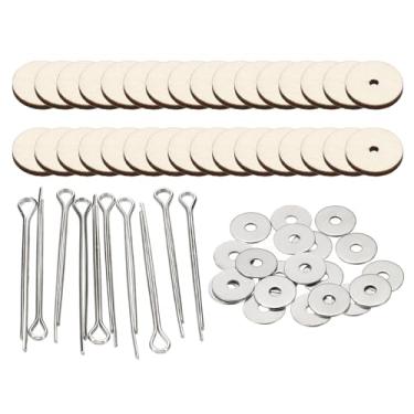 Imagem de PATIKIL Juntas de boneca de 16 mm, conjunto de 16 conectores removíveis de contrapino e bandeja de fibra para membros de urso fazendo cabeça acessórios de artesanato faça você mesmo