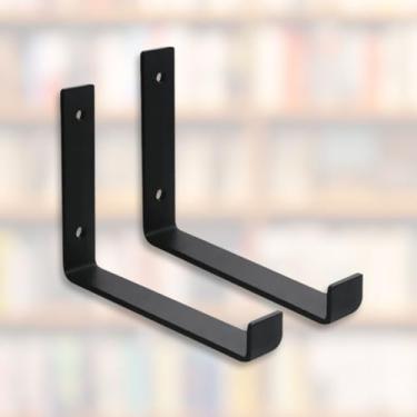 Imagem de Mão Francesa Invertida Kit 2 Unidades de 20 CM - Acompanha Buchas e Parafusos