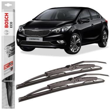 Imagem de Par Palheta Limpador Bosch ECO Para Cerato 2013 Até 2019