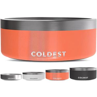 Imagem de Tigela para cães Coldest Dog – antiferrugem, antiderrapante, 3 camadas com isolamento térmico para cães – à prova de derramamento e resistente – Tigela de água para cães, gatos e animais de estimação,