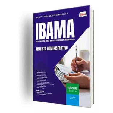 Imagem de Apostila Analista Administrativo Ibama 2025 - Ed Opção - Apostilas Opç