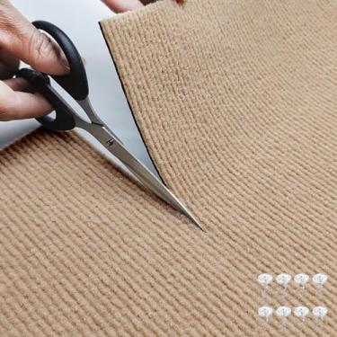 Imagem de Protetor de móveis antiarranhões para gatos, arranhador de parede para gatos de 199 x 40 cm, protetores adesivos de canto de sofá para gatos, rolo de tapete de escalada DIY (bege)