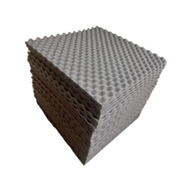 Imagem de Espuma Acústica 50 X 50 X 2Cm Cx De Ovo - 20 Pl Anti Chamas - Impaktco