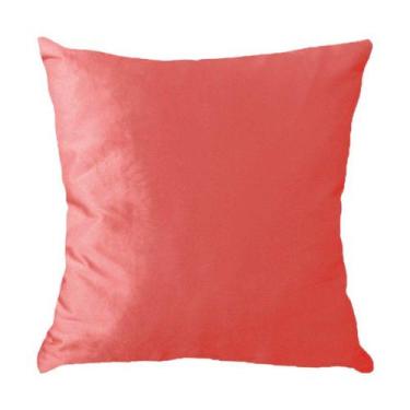Imagem de Capa para Almofada em Veludo Liso Quadrada 60x60 com Enchimento Várias