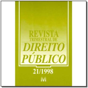 Imagem de Revista Trimestral De Direito Publico Ed. 21