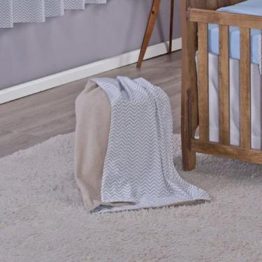 Imagem de Manta Baby Cobertor de Bebe Dupla Face Menino Menina 1,15 x 0,95 - Ame