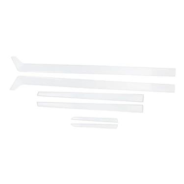 Imagem de QccHieUs 6 peças de acabamento para moldura de porta de carroçaria, capa de moldura de porta lateral de carroçaria, acessórios automotivos resistentes, 104,7