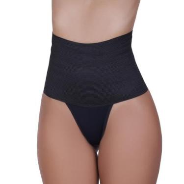 Imagem de Cinta Compressão Calcinha Modeladora Cós Alto -c6 TATI - BELLA DA SERR