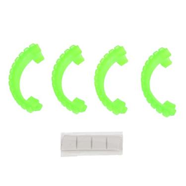 Imagem de Anel de proteção à proteção de hélice para avata anti -colisão durável Acessórios leves aumentam a segurança de vôo para avata drone pp material 25g 4pcs (Verde)