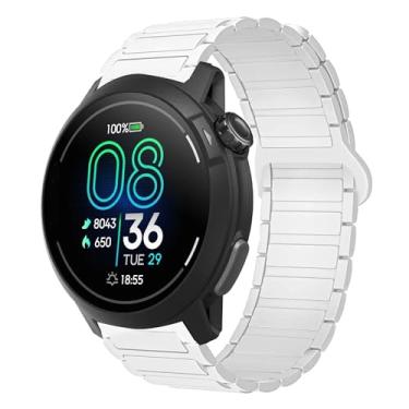 Imagem de Compatível com pulseiras COROS PACE Pro, pulseira magnética esportiva de silicone magnético, com ímã forte, compatível com smartwatch COROS PACE Pro/PACE 3/APEX 2 Pro/APEX 46 mm/APEX 2/PACE 2/APEX 42