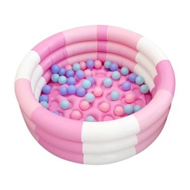 Imagem de Rrlihjgu Piscina inflável infantil - Piscina inflável para bebê, brinquedo de água engrossada, almofada de natação para banho de bebê, ao ar livre, interior, quintal, piscina, acampamento, família