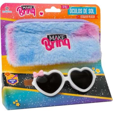 Imagem de Kit Óculos de Sol e Estojo de Pelúcia, Polibrinq