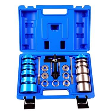 Imagem de SGT – Conjunto de instalação e remoção de vedação de eixo de cames de rolamento de manivela Kit de ferramentas de extrator de vedação de óleo de virabrequim (azul)