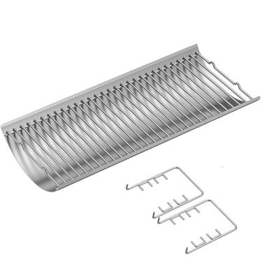 Imagem de Peças de reposição para panela de carvão de aço inoxidável de 68 cm Chargriller 1224 1324 2121 2222 2727 2828, Charbroil 17302056 churrasqueira, acessórios para churrasco, bandeja de cinzas com 2