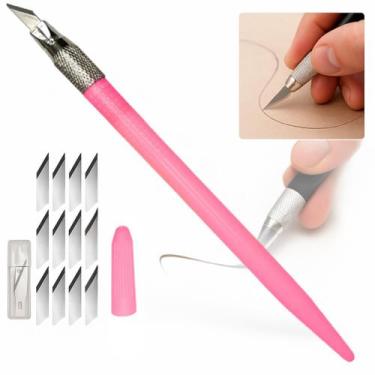 Imagem de Estilete de Precisão Bisturi Para Artesanato Patchwork Scrapbook 12 La