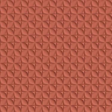 Imagem de Papel De Parede Adesivo Efeito 3d Terracota Geométrico 10m