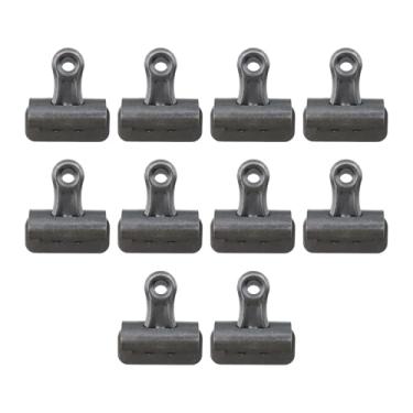 Imagem de Tighall Pacote com 10 clipes de metal para artesanato, sacos de comida, desenhos, fotos em casa, cozinha e escritório, clipe de vedação hermético, 32 mm - prata