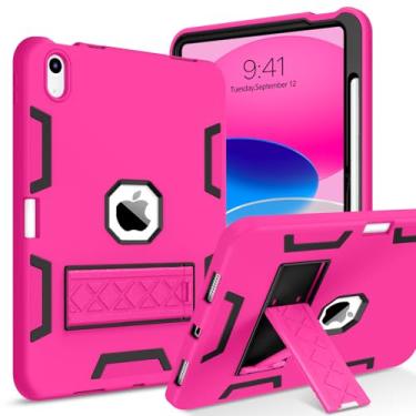 Imagem de GUAGUA Capa infantil para iPad 10ª geração de 10 polegadas 2022, iPad 10 polegadas com suporte para lápis, capa 3 em 1, resistente à prova de choque, antirarranhões, capa para tablet para iPad 10,