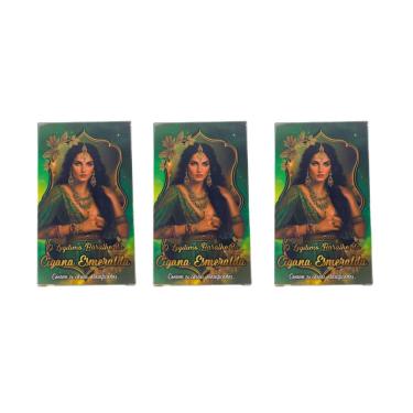 Imagem de KIT c/3 autêntico Baralho Cigana Esmeralda 36 Cartas Manual