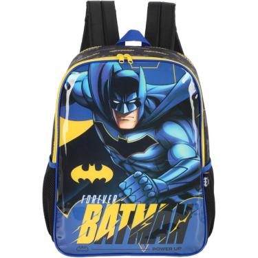 Imagem de Mochila Escolar, Batman, Grande, Azul, Luxcel