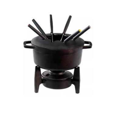 Imagem de Fondue Ferro Preto 1,6 Litros Com 6 Espeto Santana Premium