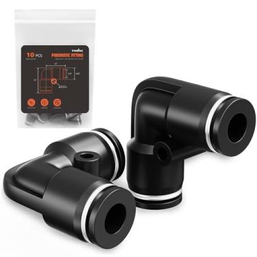 Imagem de TRILINK Conexões OD Push to Connect – Conectores retos de linha de ar, conexões pneumáticas de conexão rápida, conexões de mangueira de ar de bloqueio de pressão para compressor, ferramentas de ar e