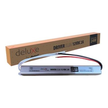 Imagem de Driver LED Avant Deluxe Max 24W 2,0A 12V Bivolt para Fita LED