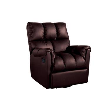 Imagem de Poltronas de Amamentação Reclinável Aspen Romana Zero Wall Giro e Balanço Courano Marrom - Probel