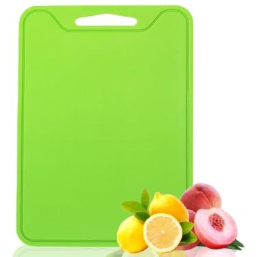 Imagem de JUSTHERE Tábuas de corte de silicone para cozinha 29 x 21 cm, sem BPA, tapete de corte flexível para carne, legumes e frutas, tábua de corte para cozinha, lavável na lava-louças (verde)