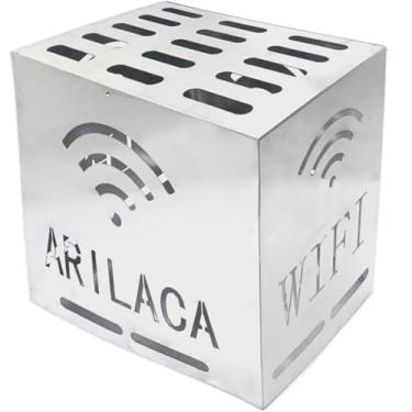 Imagem de Tampa de roteador WiFi grande blindagem E m f bloqueador para roteador WiFi caixa E m f gaiola Faraday e M f bloqueador para casa E m f Shield Sacos Faraday grandes blocos à prova de EMP 5G Cerca de