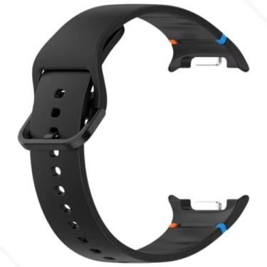 Imagem de Pulseira de Silicone Compatível com Smartwatch Galaxy Watch 8 22mm (Preto)