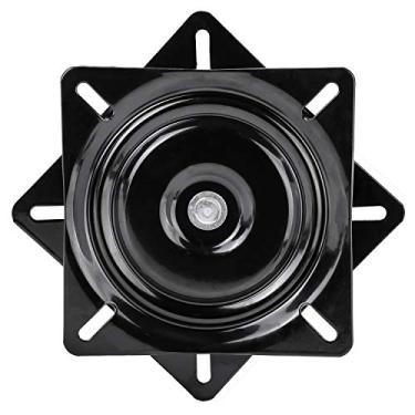 Imagem de Amoyland banco de barra de serviço pesado de 18 cm com rotação de 360 graus para assento de substituição e banco de base giratório para banco de bar, cadeira, barco ou assento de piloto de van.