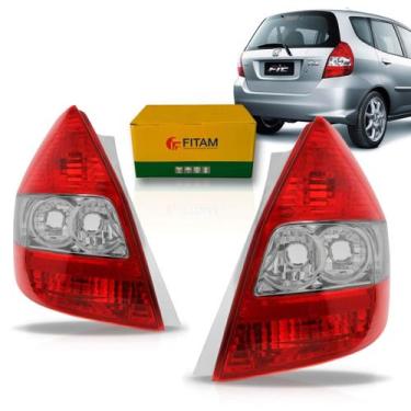 Imagem de Lanterna Traseira Honda Fit 2003 04 05 06 07 2008 - FITAM, Direito