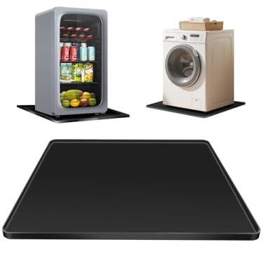 Imagem de ToLanbbt Tapete de silicone para mini geladeira - 50,8 x 50,8 x 1,5 cm, bandeja coletora embaixo do tapete da geladeira, protetor de chão, resistente a vazamentos, panela CA portátil para máquina de