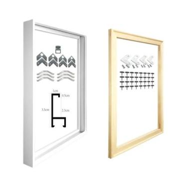 Imagem de Moldura De Pintura Grande DIY Em 7 Cores 30x40 40x50 Moldura De Arte P