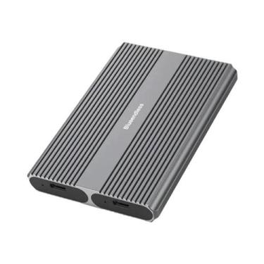 Imagem de Case Para SSD M2 De Duas Baías Tipo C USB3.2 Gen2 10Gbps SATA NGFF Pro