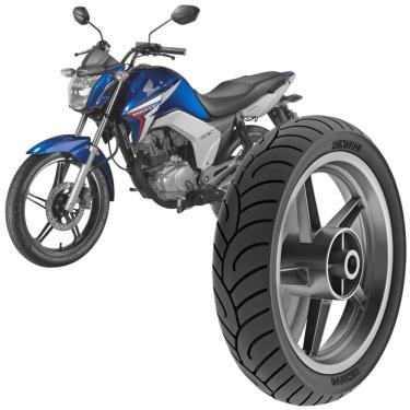 Imagem de Pneu Moto Honda Cg Titan Rinaldi Aro 18 90/90-18 57p Traseiro HB37