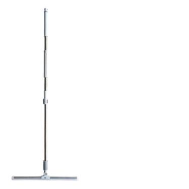 Imagem de Rodo Vassoura Mágica de Silicone 2 em 1 Giratorio 180 Graus com Raspador de Silicone,Cabo Extensor 1,4M,Ideal para Pisos em Geral