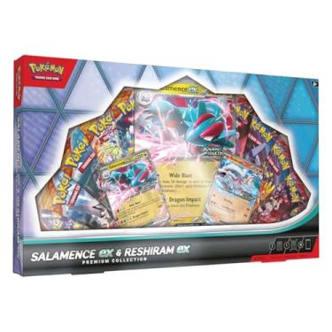 Imagem de Pokemon TCG Salamence ex & Reshiram ex Premium Collection Box